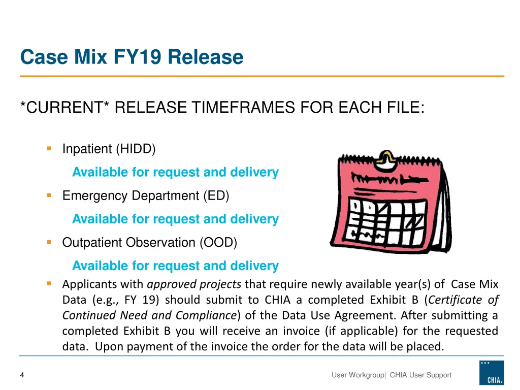 case mix fy19 release