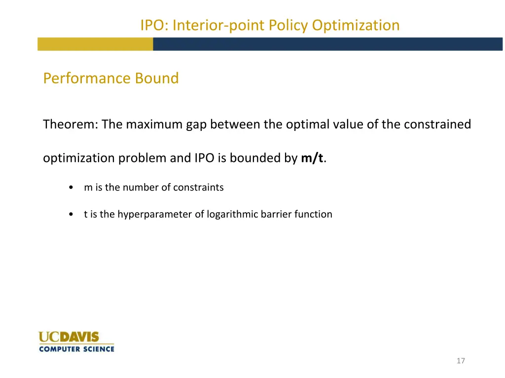 ipo interior point policy optimization 4