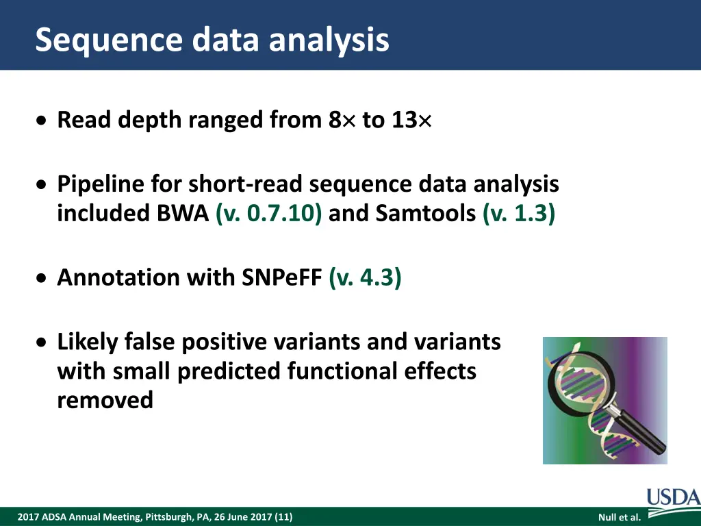 sequence data analysis