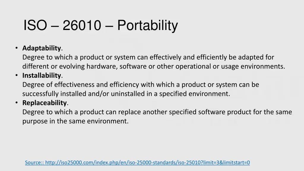 iso 26010 portability