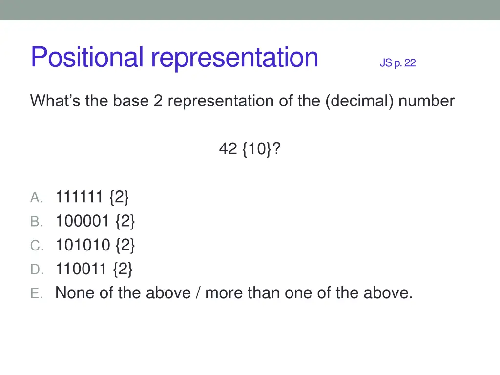 positional representation 1