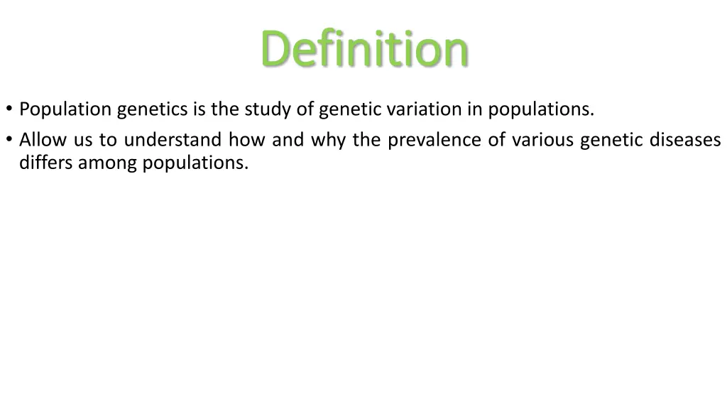 definition definition