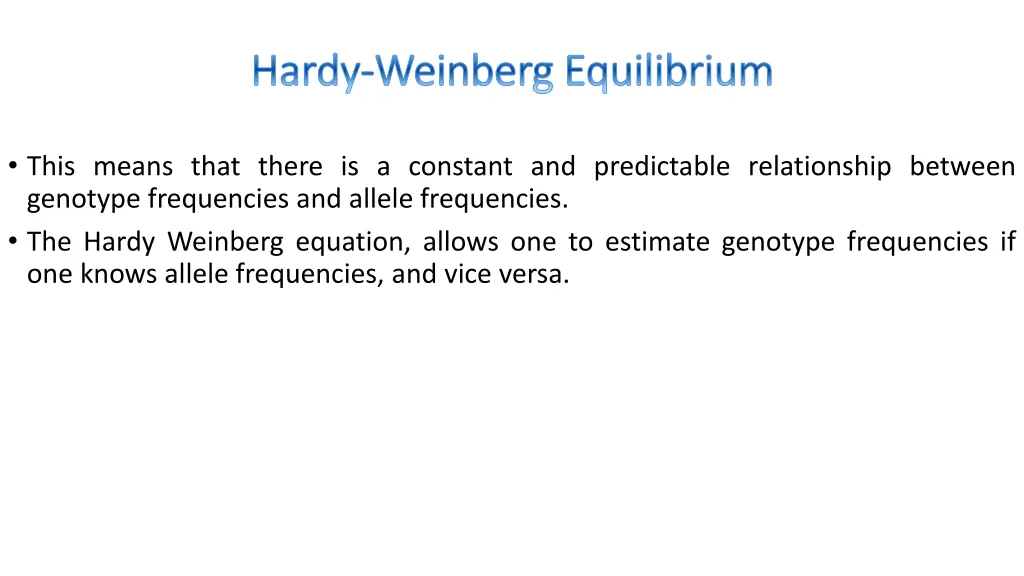 hardy hardy weinberg weinberg equilibrium 1