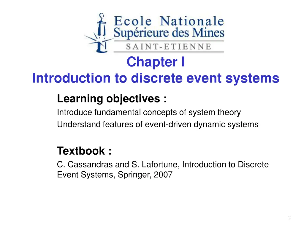chapter i