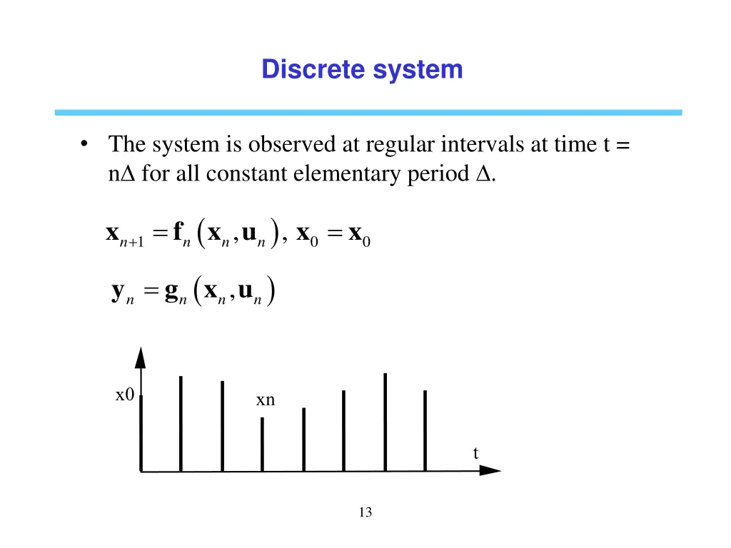 discrete system