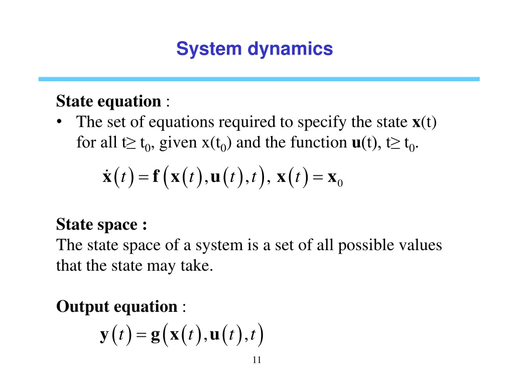 system dynamics