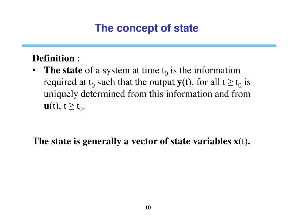 the concept of state