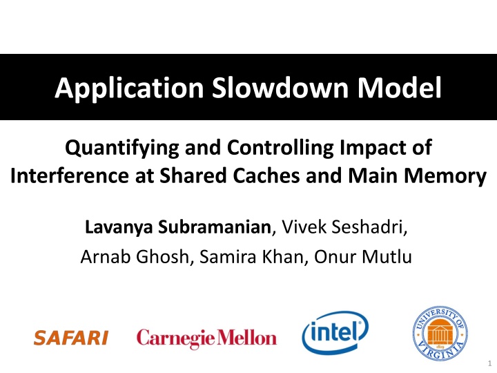 application slowdown model
