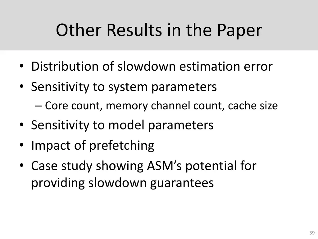 other results in the paper