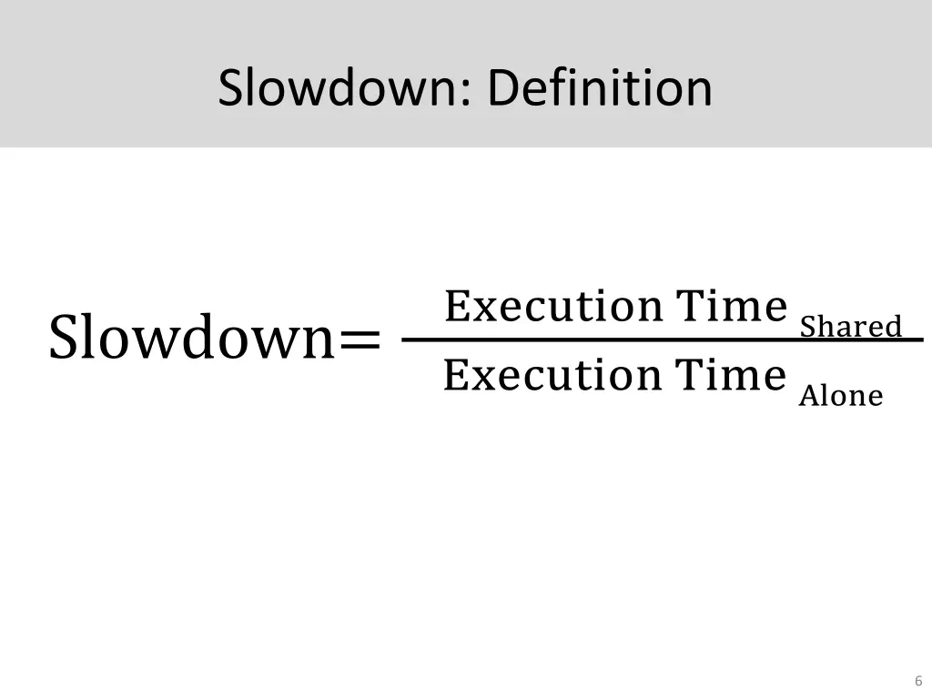 slowdown definition