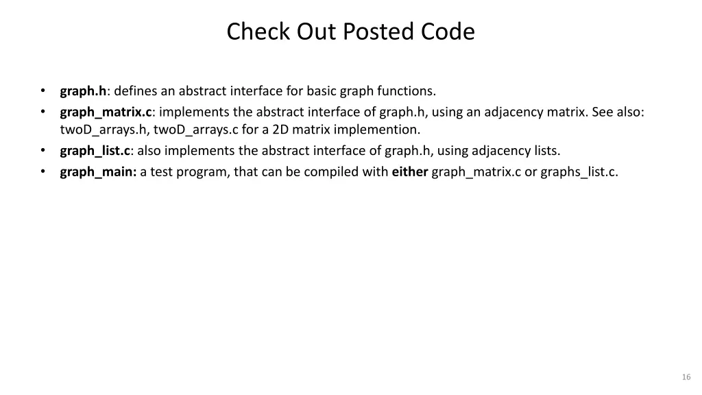 check out posted code