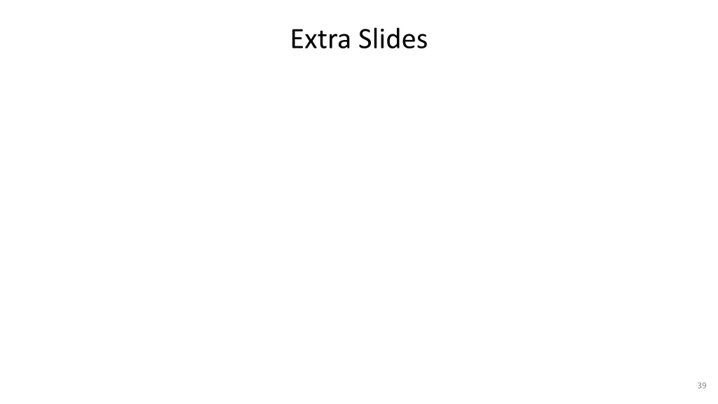 extra slides
