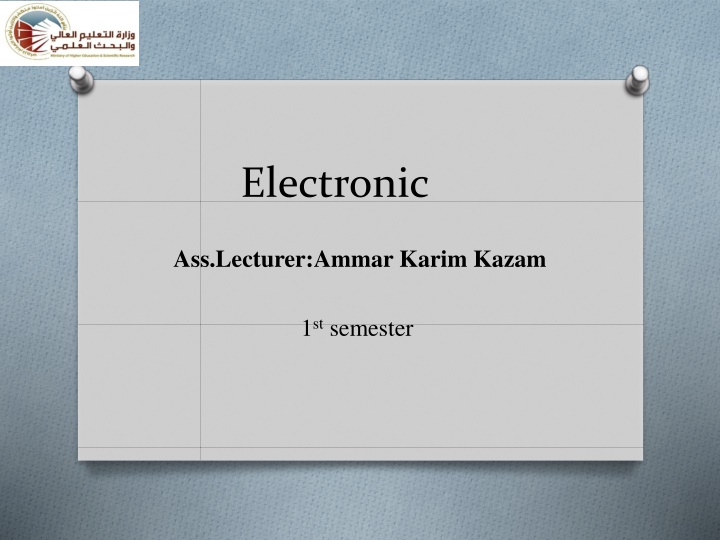electronic