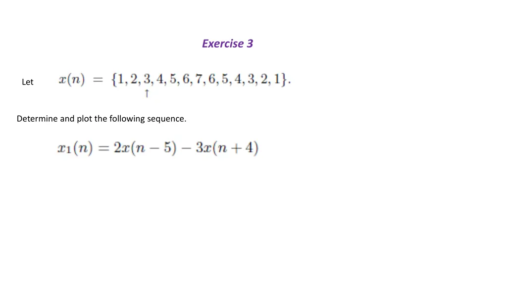 exercise 3