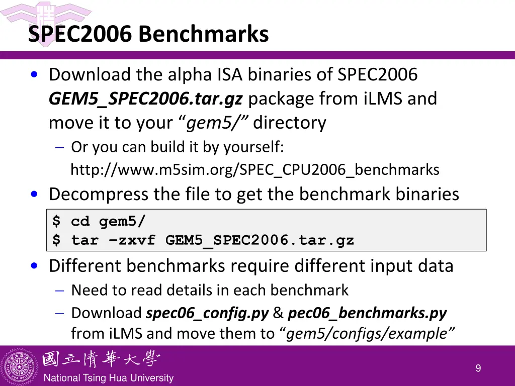 spec2006 benchmarks