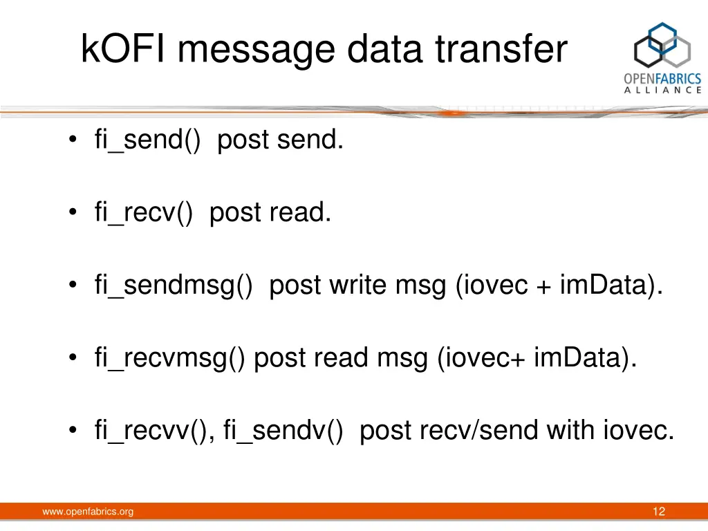 kofi message data transfer 1