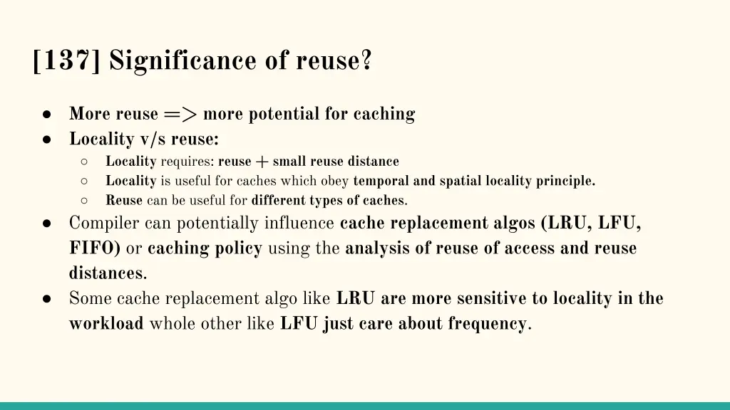 137 significance of reuse