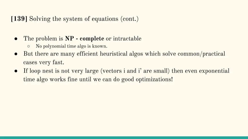 139 solving the system of equations cont