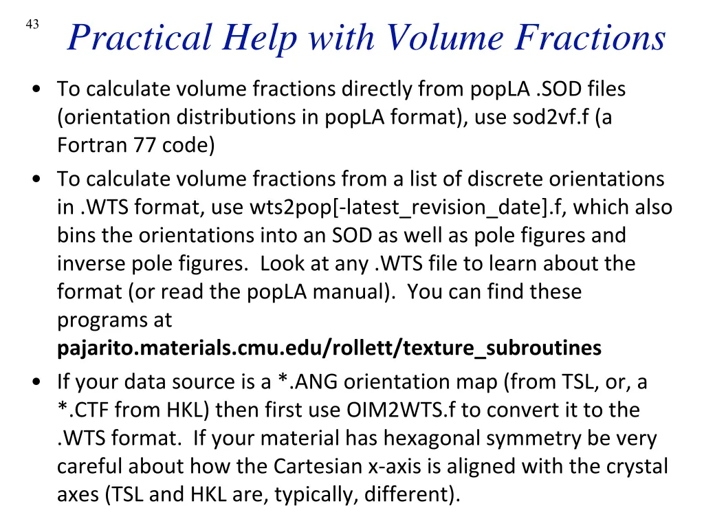 43 practical help with volume fractions
