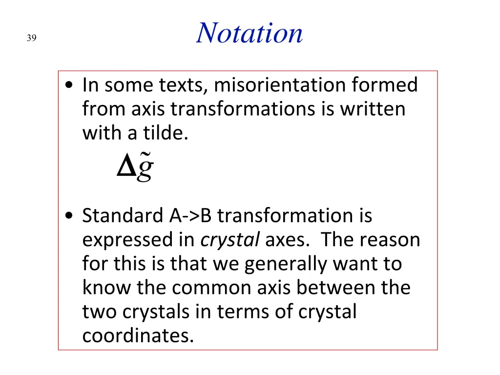 notation 1