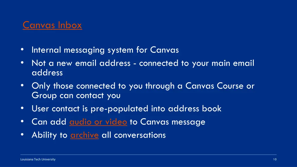 canvas inbox