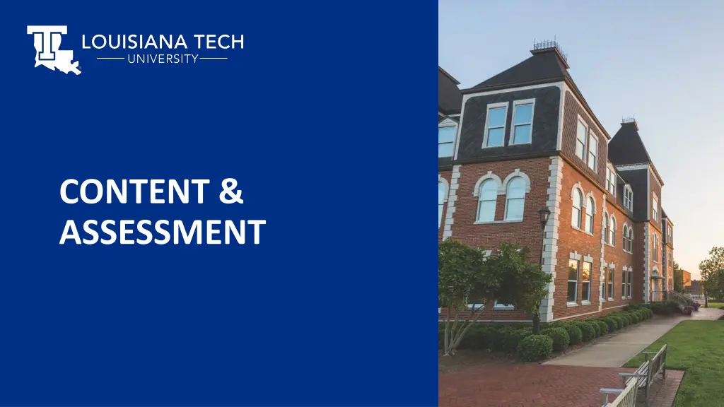 content assessment