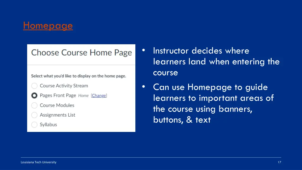 homepage