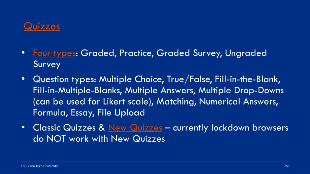 quizzes