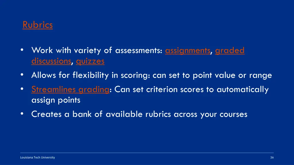 rubrics