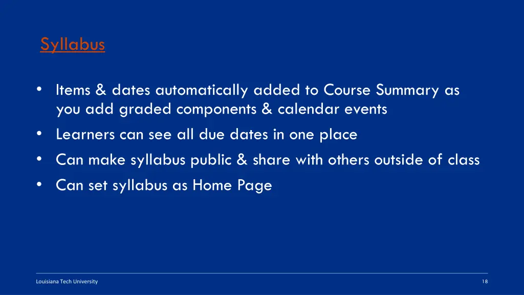 syllabus