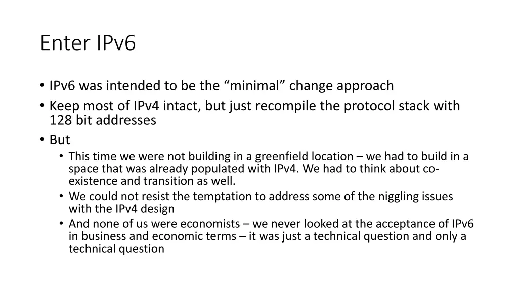 enter ipv6