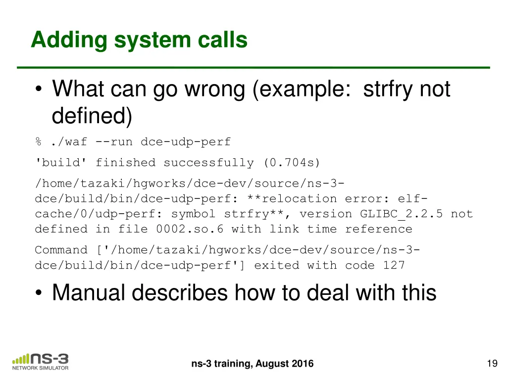 adding system calls