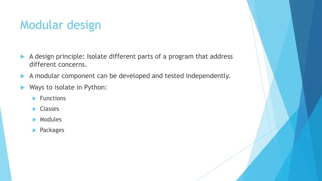 modular design