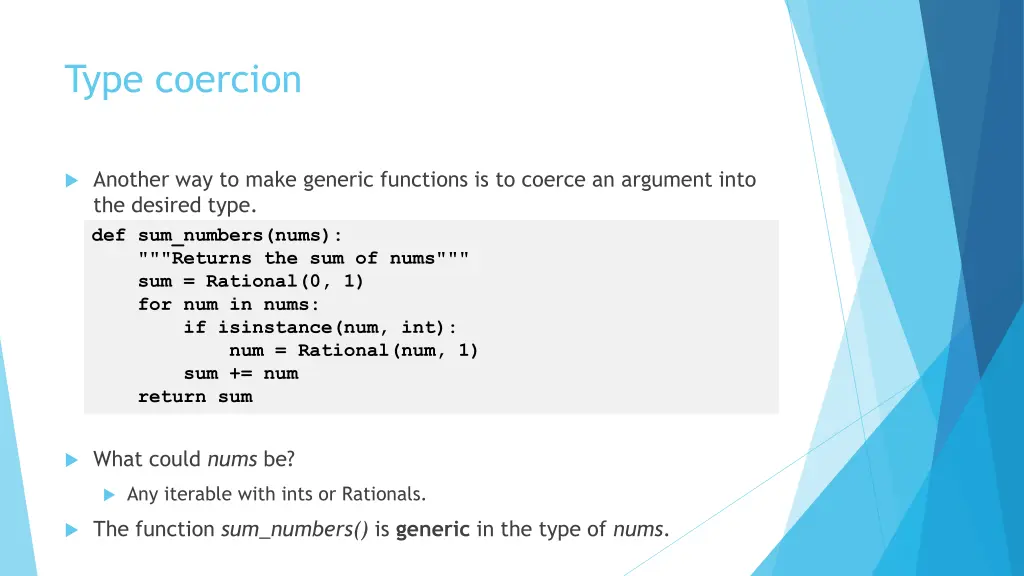 type coercion