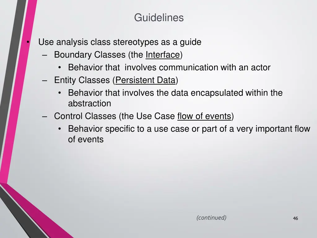 guidelines