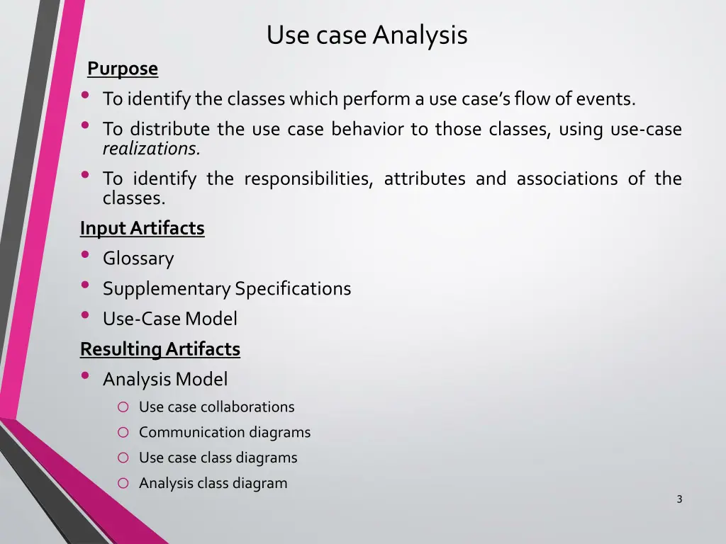 use case analysis