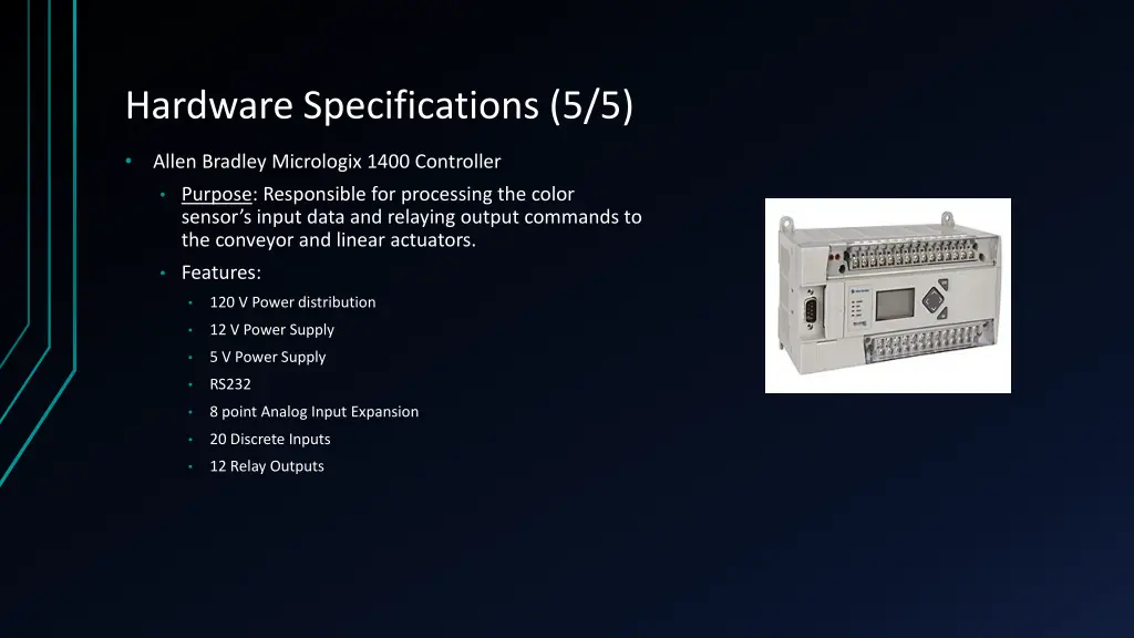 hardware specifications 5 5