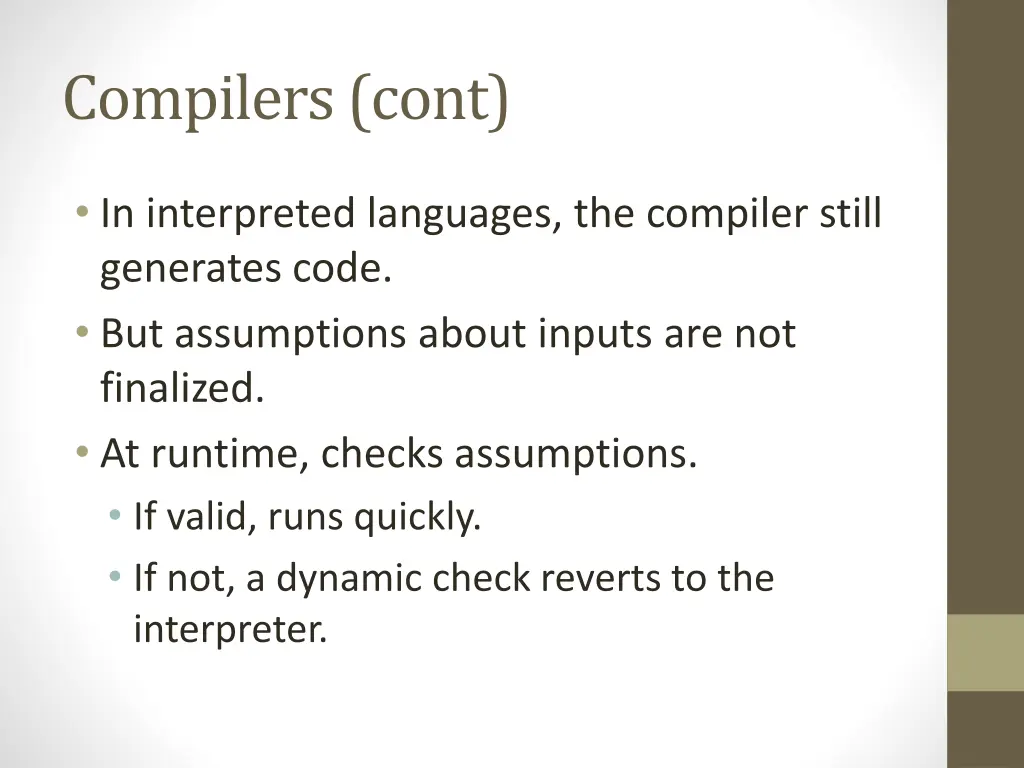 compilers cont 1