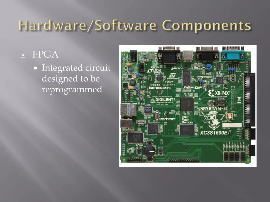 fpga integrated circuit designed