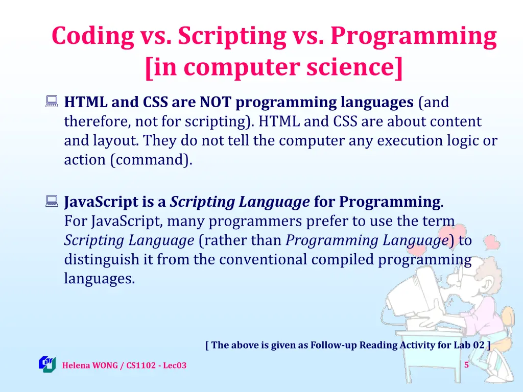 coding vs scripting vs programming in computer 1
