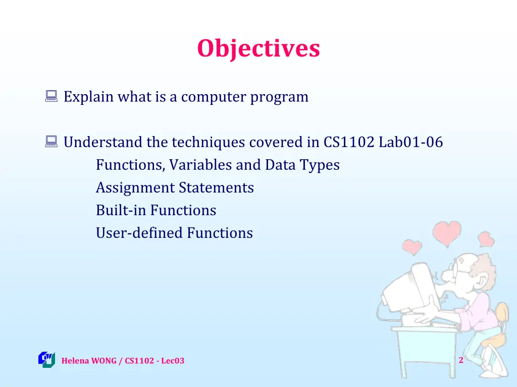 objectives