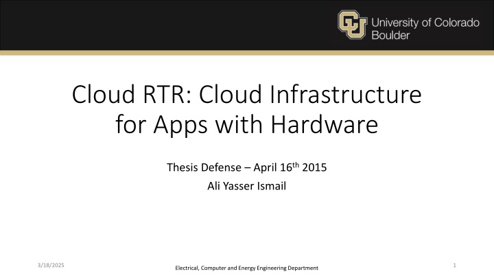 cloud rtr cloud infrastructure for apps with