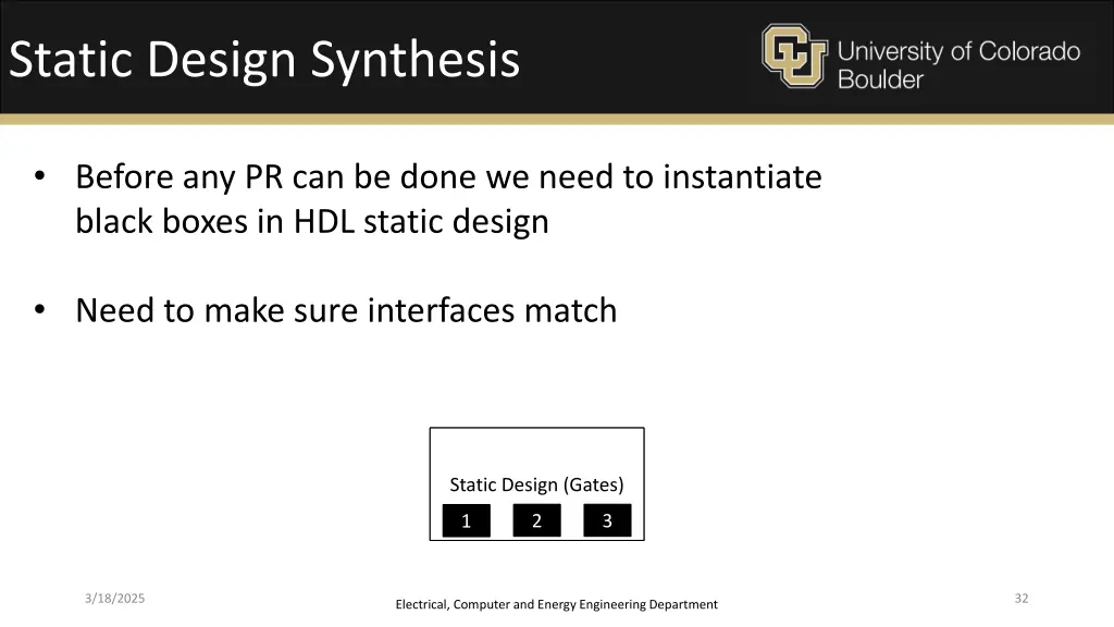 static design synthesis