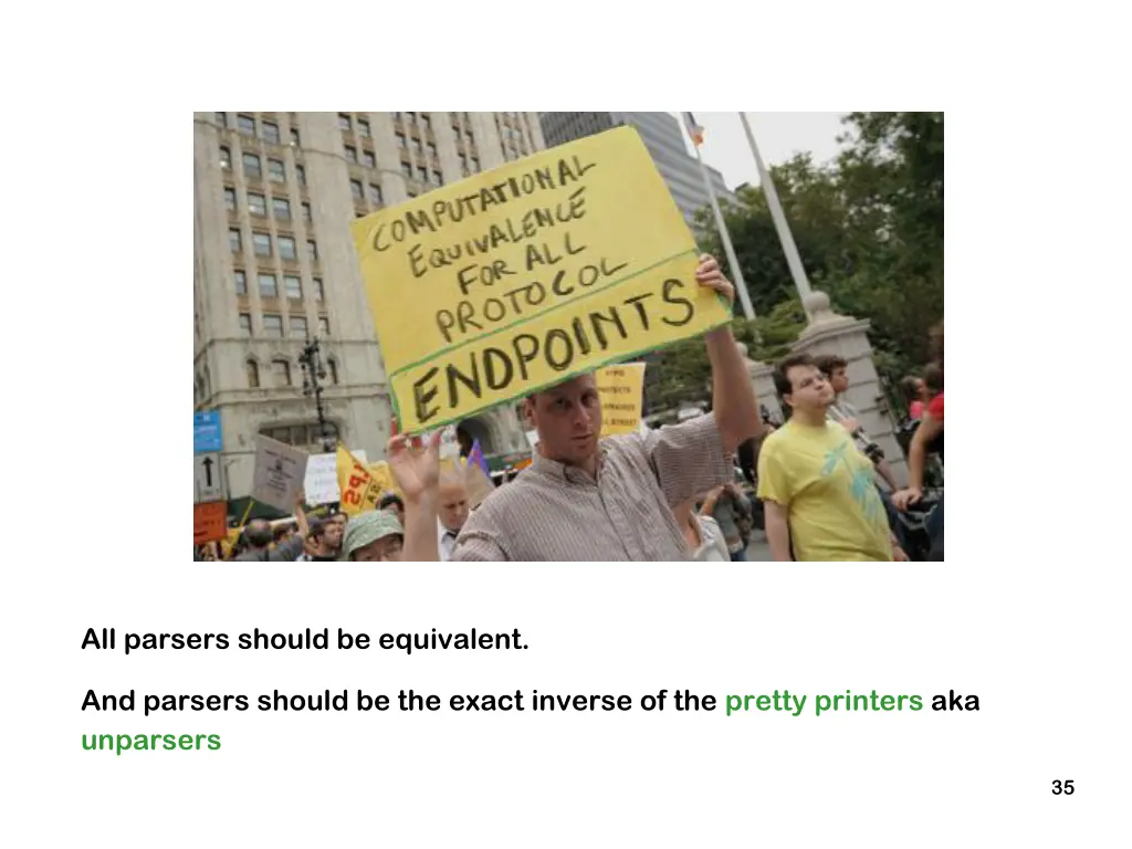 all parsers should be equivalent