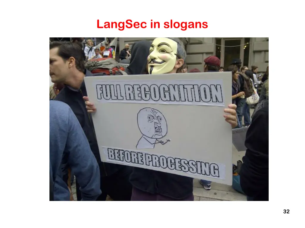 langsec in slogans