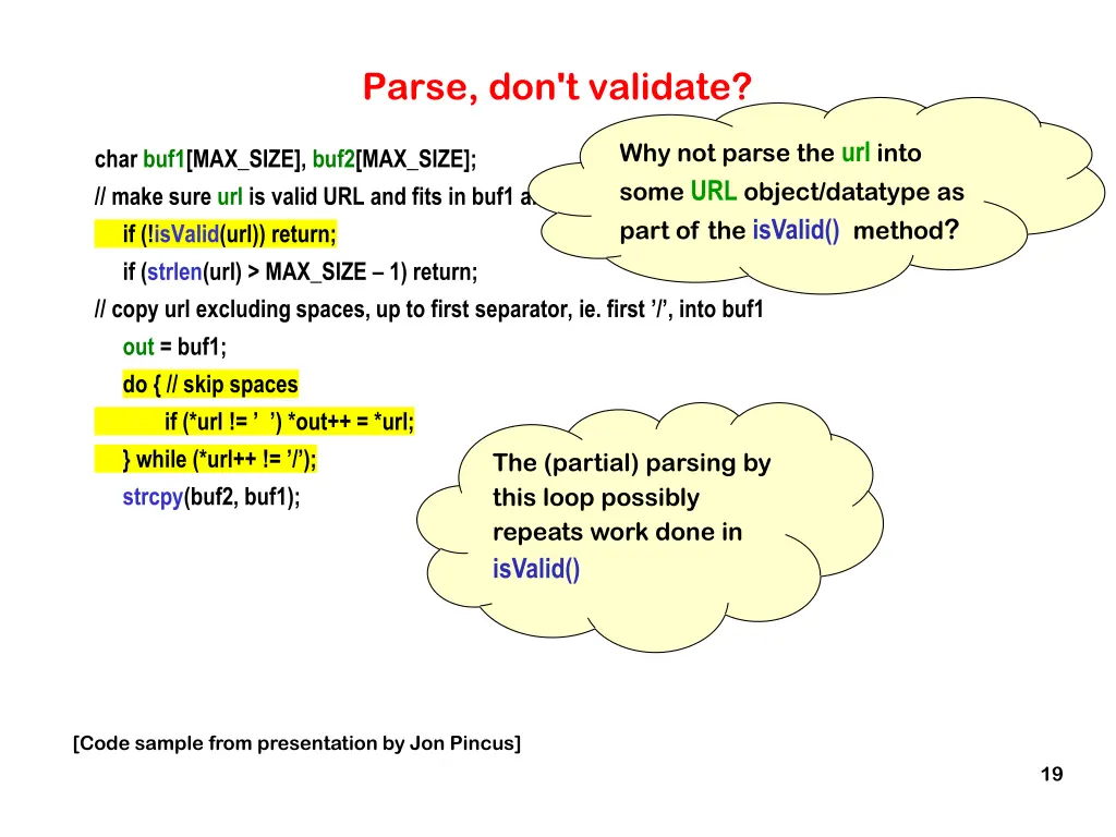 parse don t validate 1