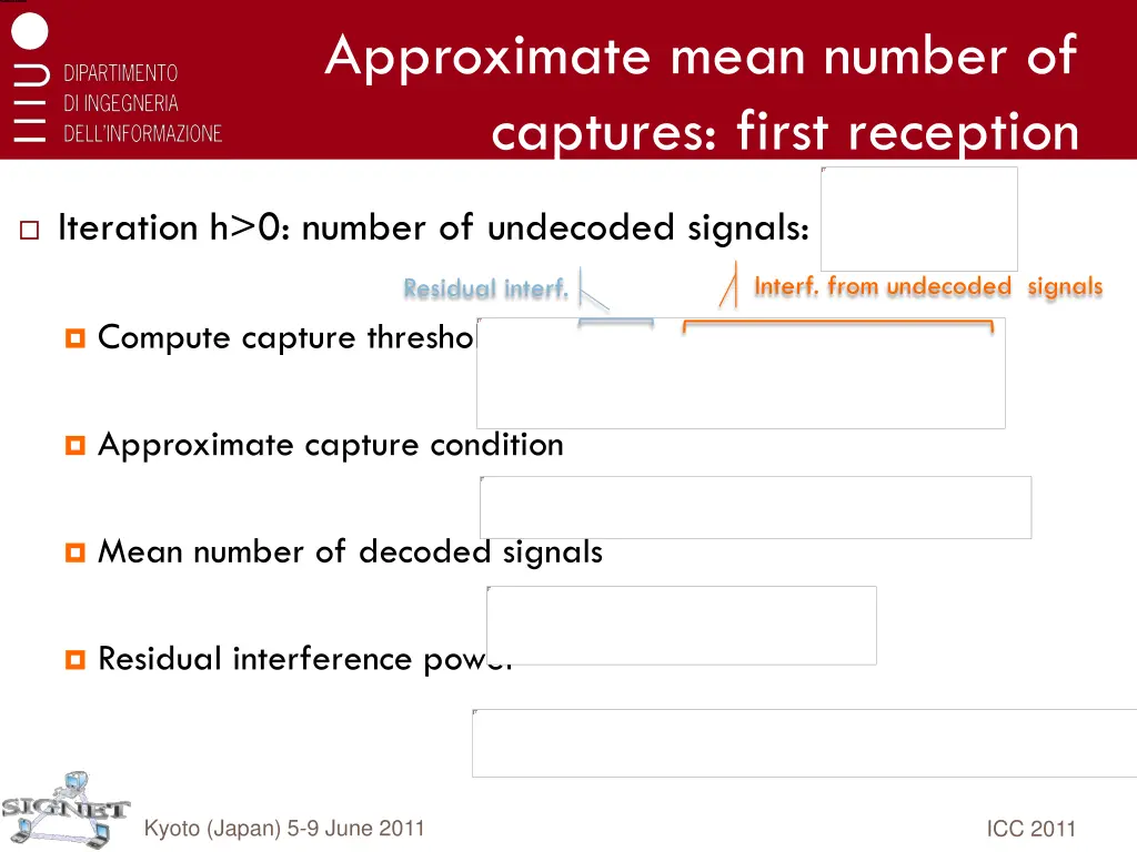 approximate mean number of captures first 1