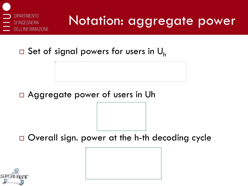 notation aggregate power