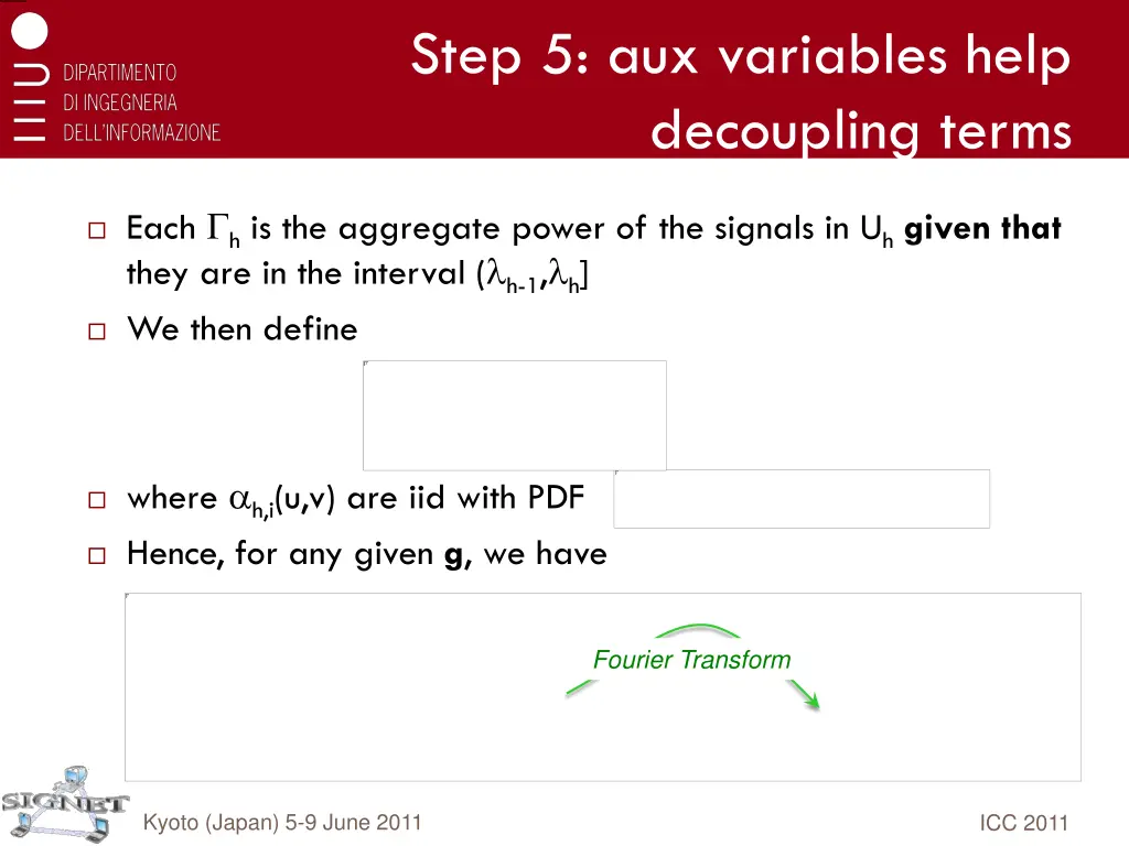step 5 aux variables help decoupling terms