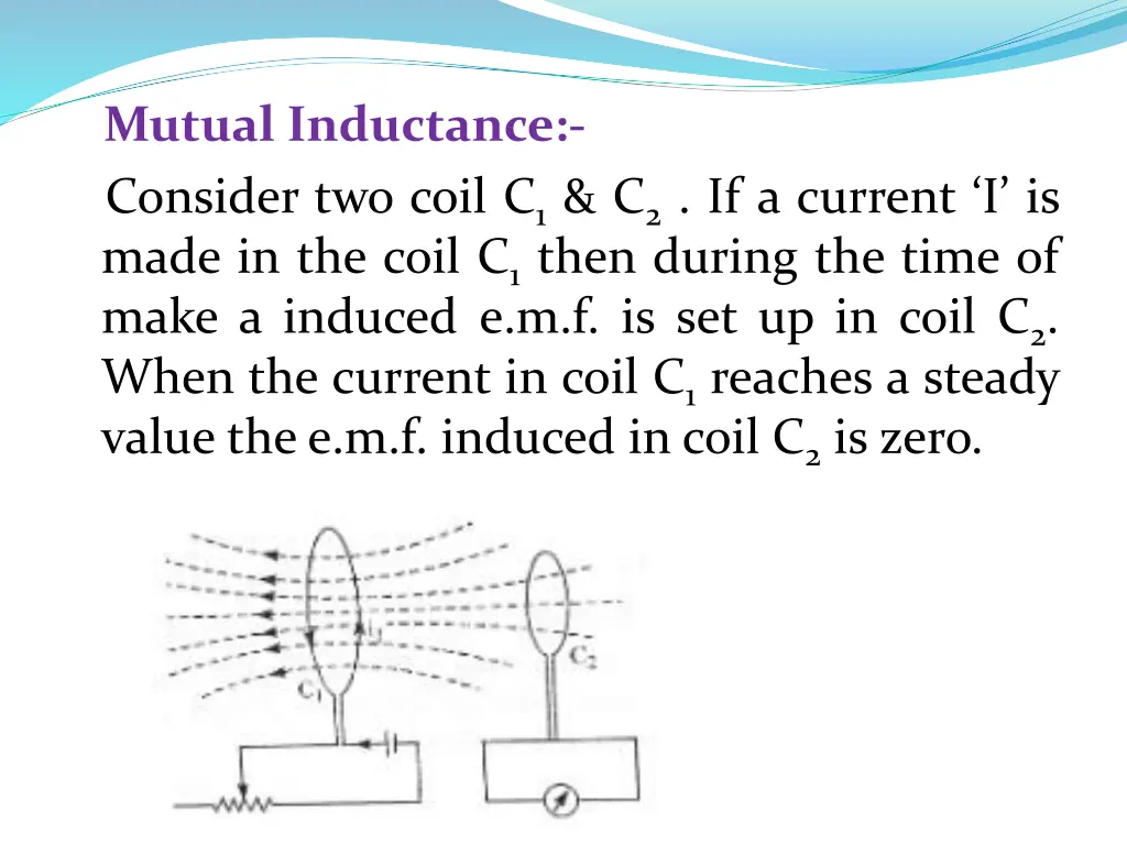 mutual inductance consider two coil